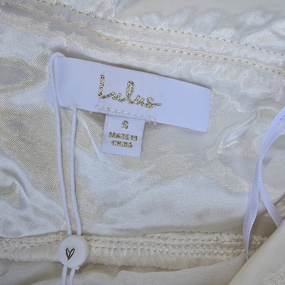 I'm All Yours Cream Ruffled Lulus  Maxi Dress - Picture 11 of 13